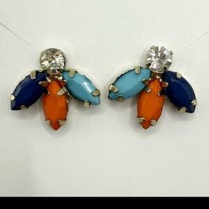 Elegant Multicolor Crystal Earrings